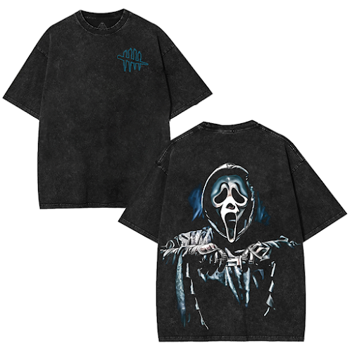 Halloween Horro Dead by Daylight Cartoon – Washed Tee Cotton Menswear Top  | SEP 95