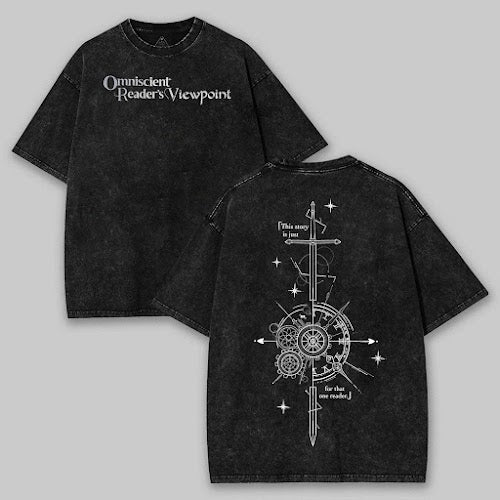 Omniscient Reader's Viewpoint Manhwa Vintage – Washed Tee Cotton Menswear Top  | SEP 68