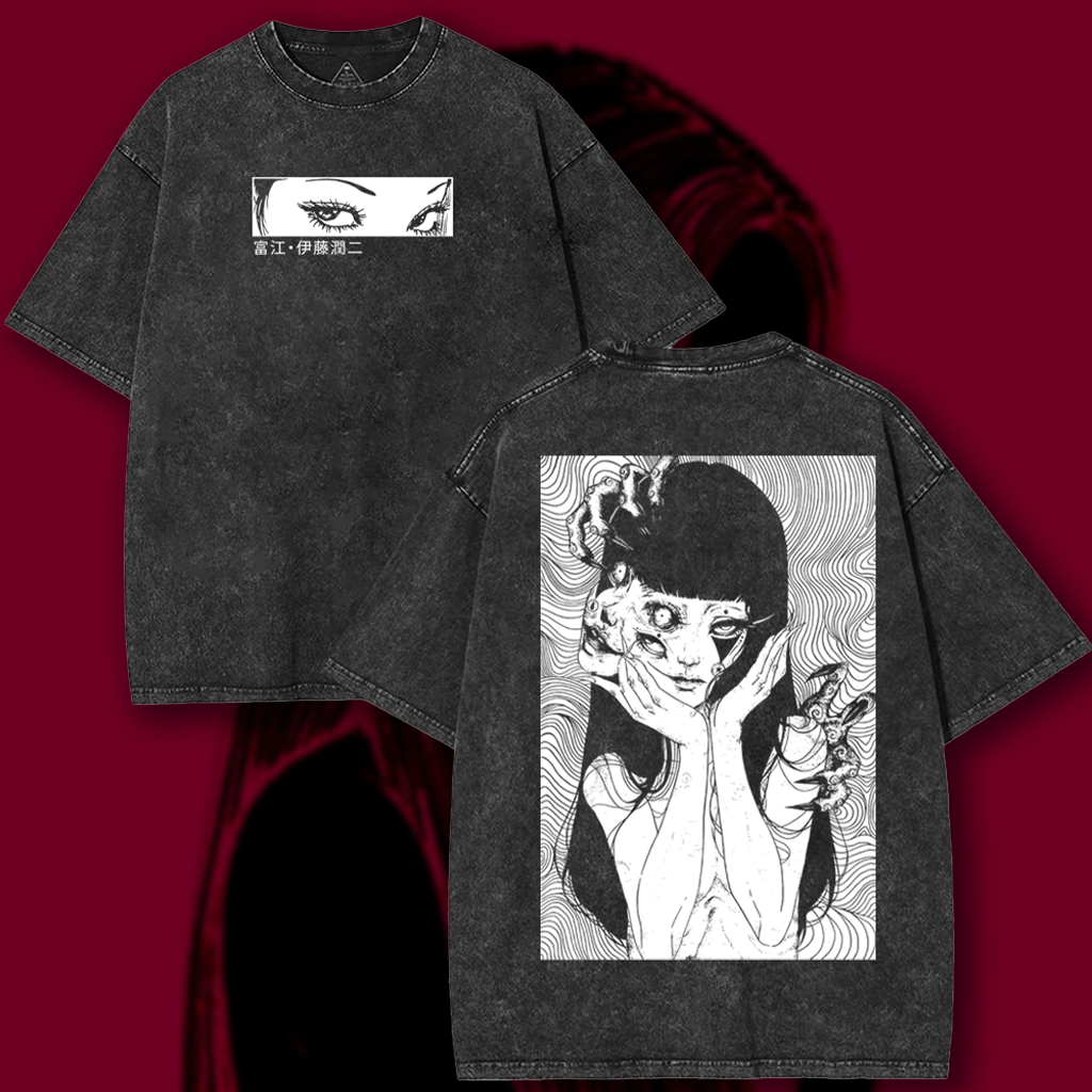 Junji Ito Tomie HORROR GOTHIC VINTAGE ANIME T- SHIRT