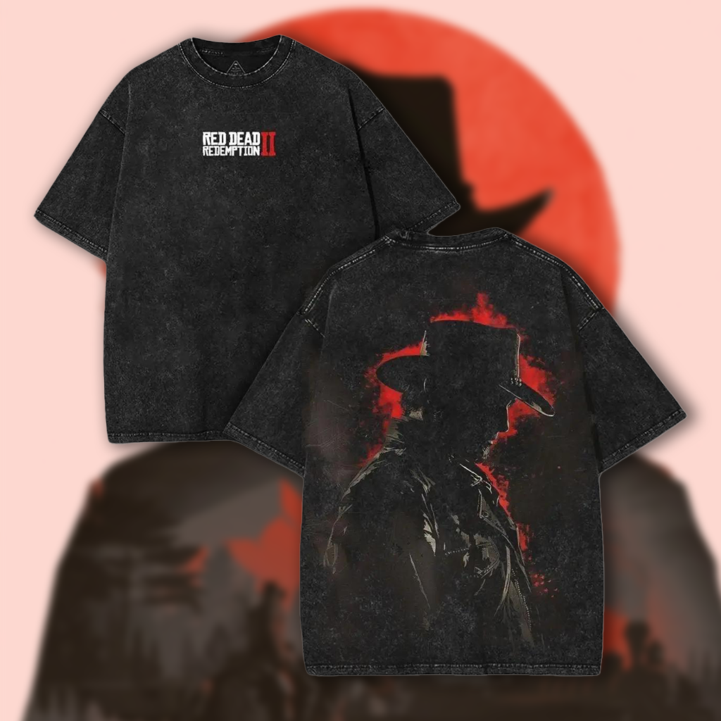 Arthur Morgan V2 Red Dead Redemption 2 Washed Graphic Tee