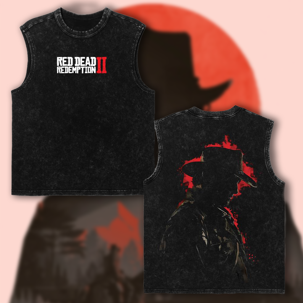 Arthur Morgan V2 Red Dead Redemption 2 Washed Graphic Tee