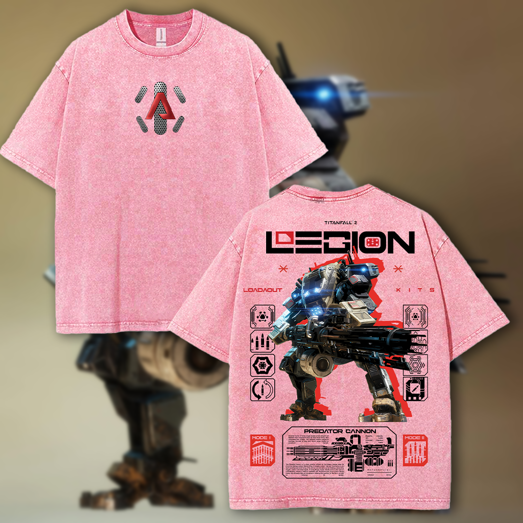 LEGION- Titan Fall 2 Game Washed T-shirt