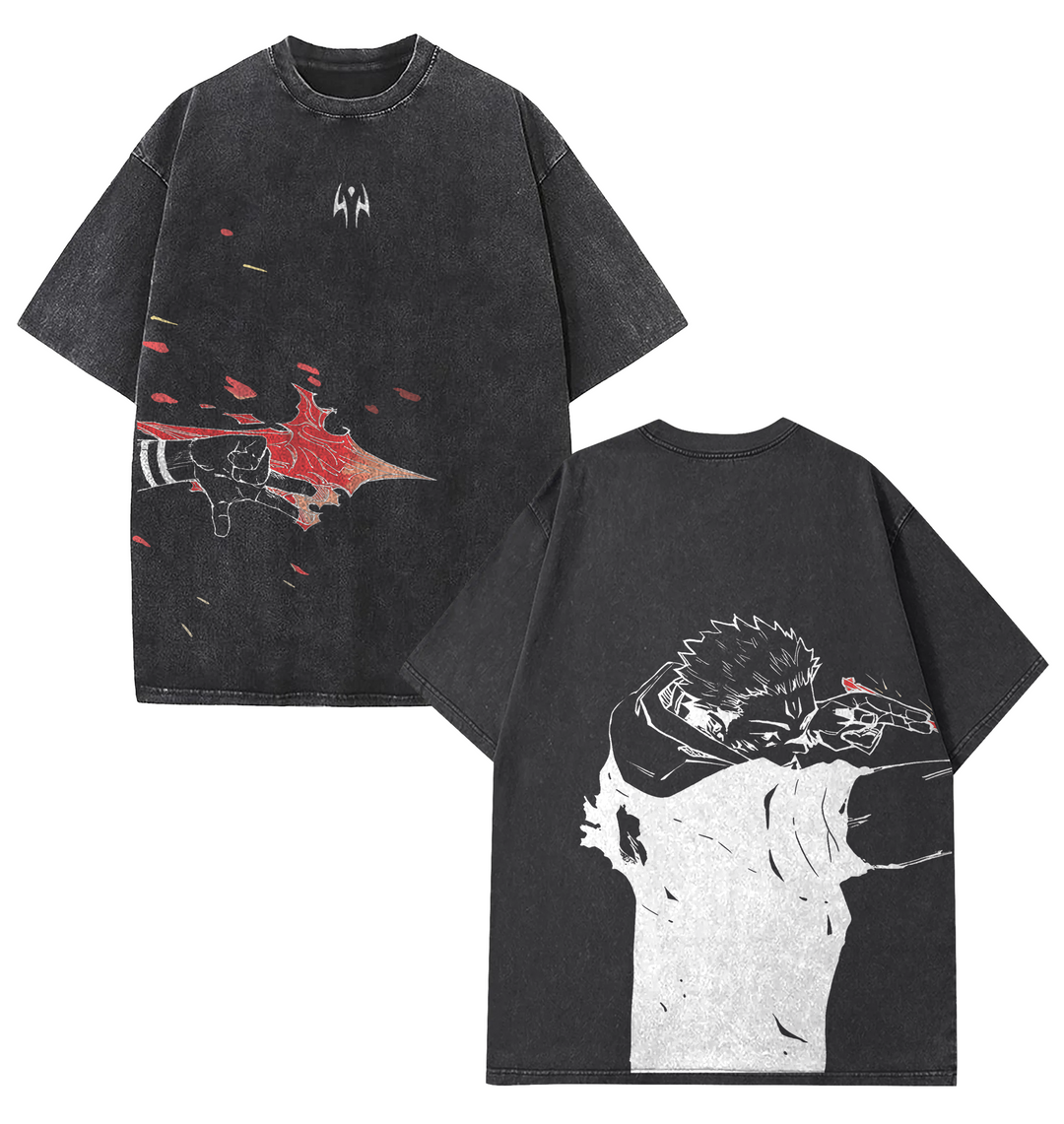 'TTT'|Sukuna T-shirt Jujutsu Kaisen Tee Anime JJK22