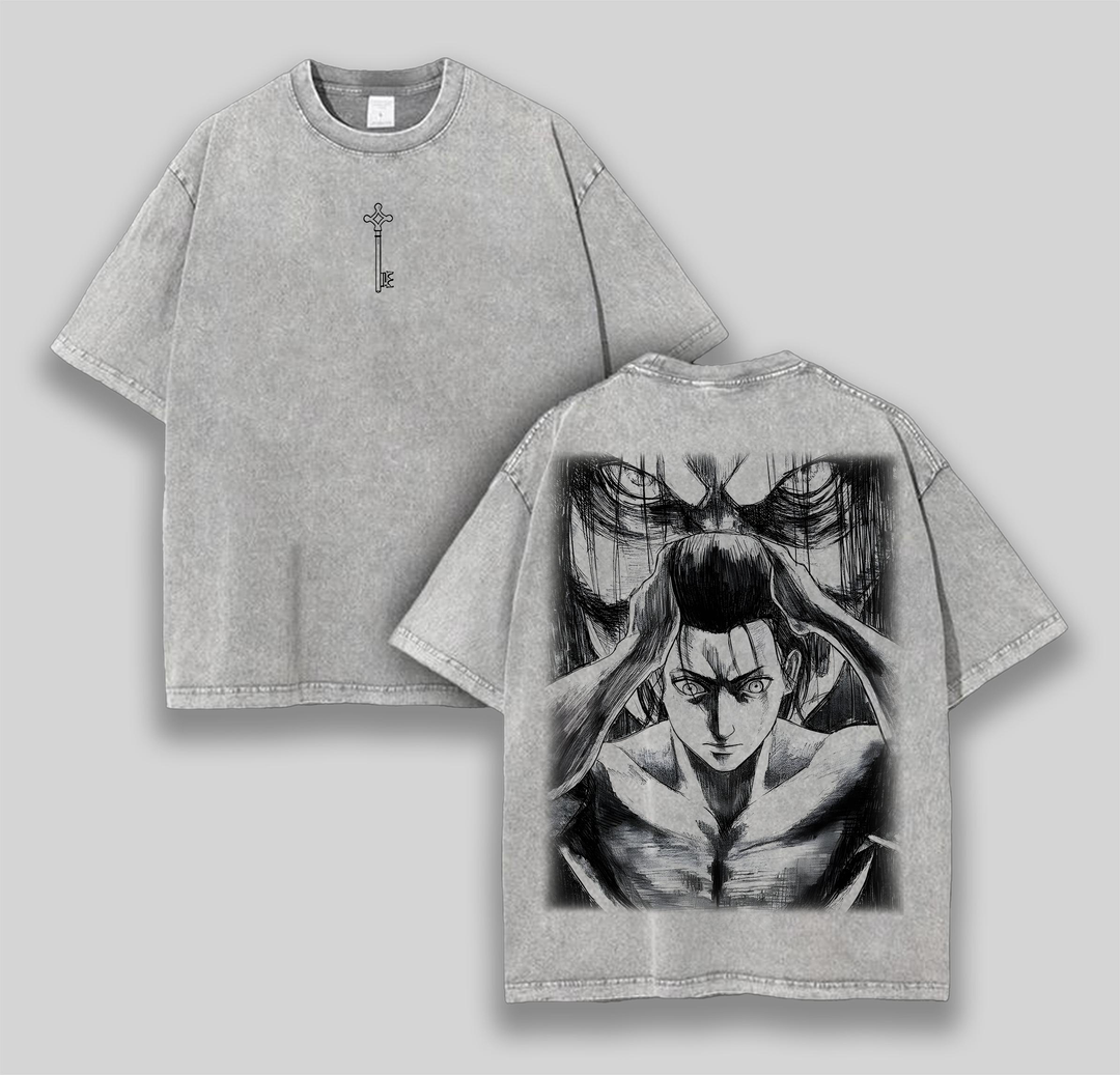 Retro Heavy Eren Yeager x Attack On Titan Merch Anime