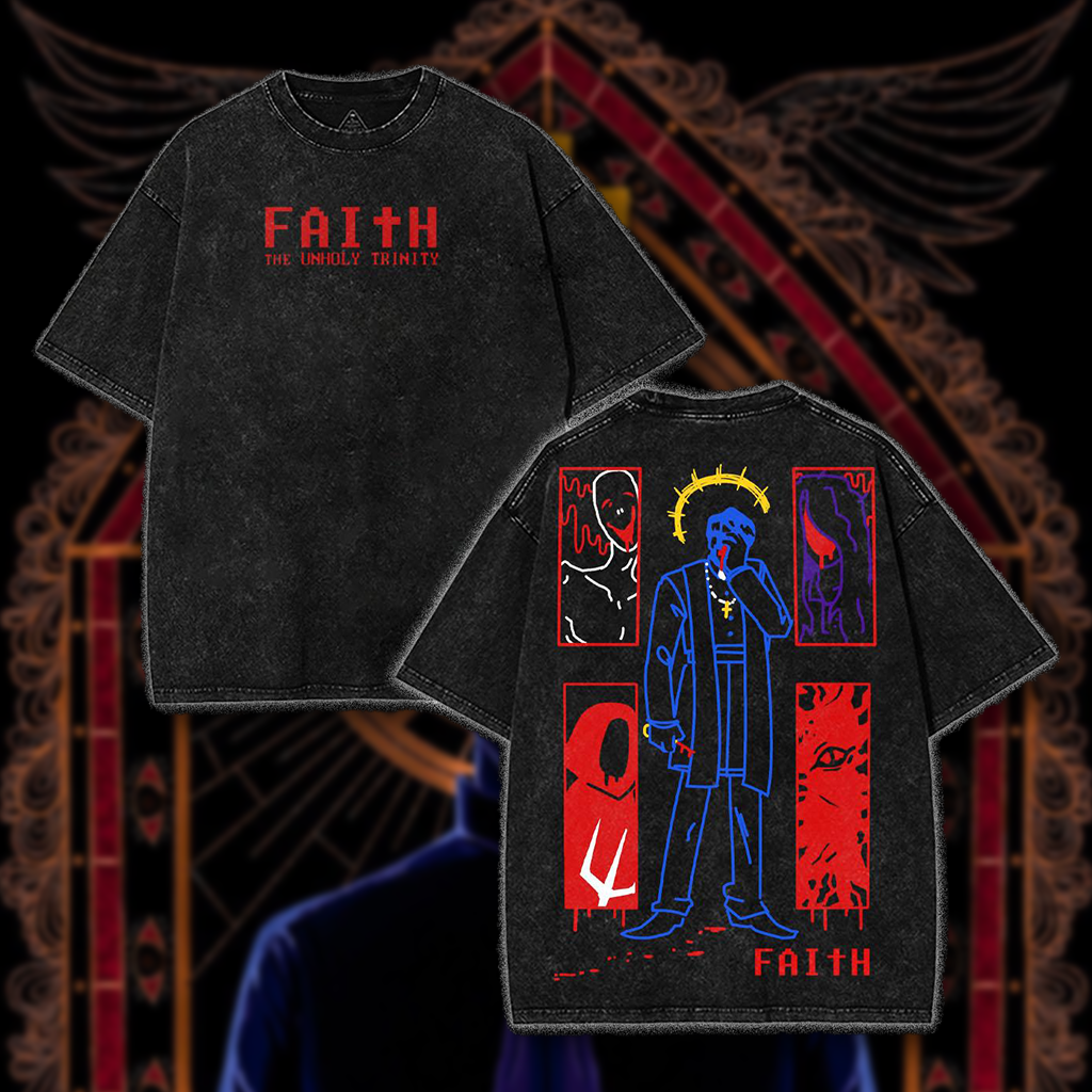 FAITH The Unholy Trinity Washed T-Shirt