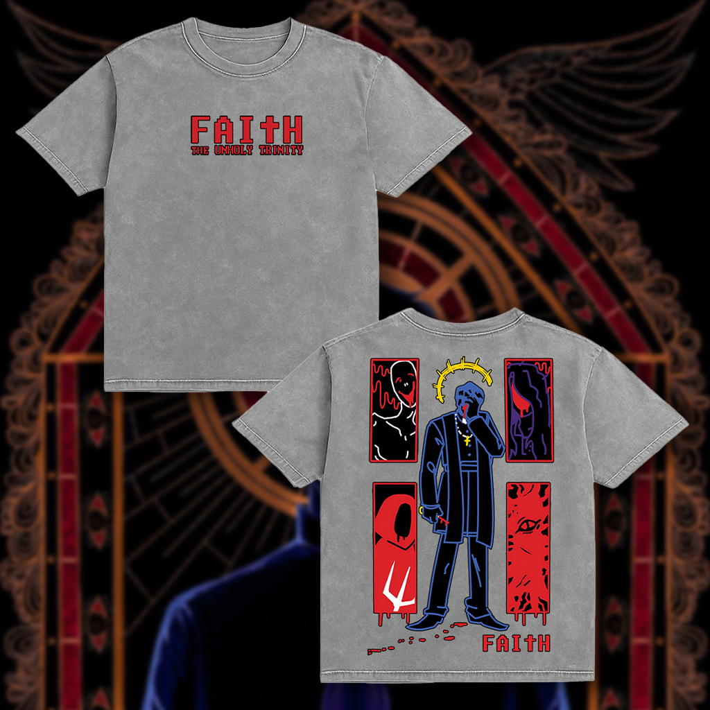 FAITH The Unholy Trinity Washed T-Shirt