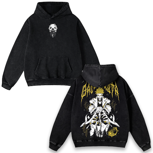 Enjin Gachiakuta Anime Manga Game 2 sided Washed Hoodie Sweatshirt,