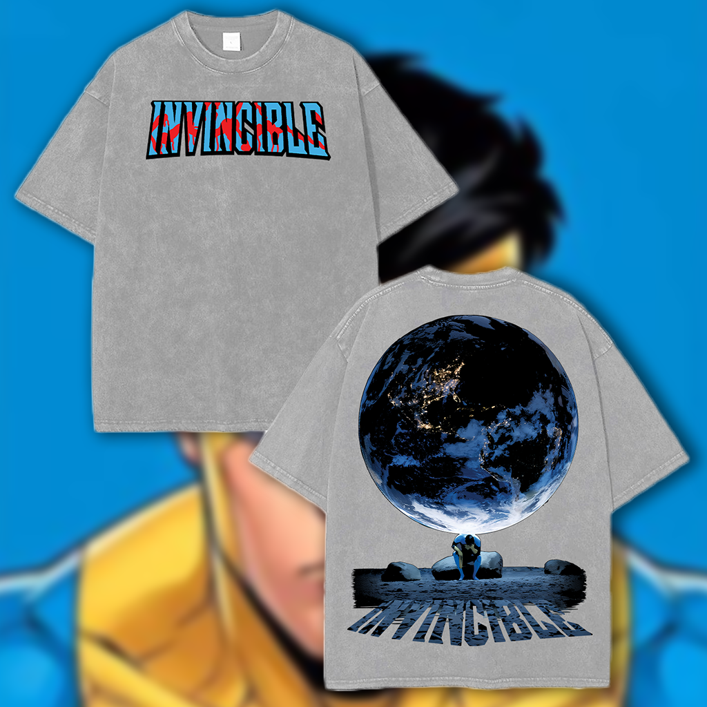 Invincible Mark Grayson Ss4 Washed T-Shirt