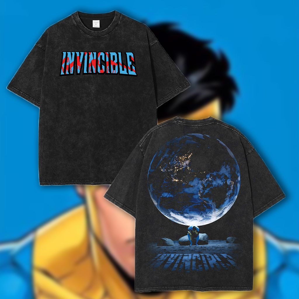Invincible Mark Grayson Ss4 Washed T-Shirt