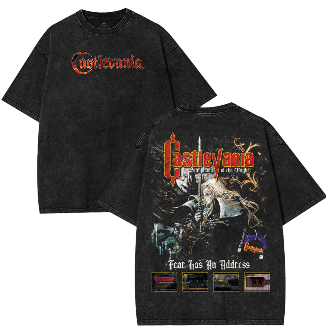 Castlevania SOTN Young Hero Squad Tee Oversized Graphic