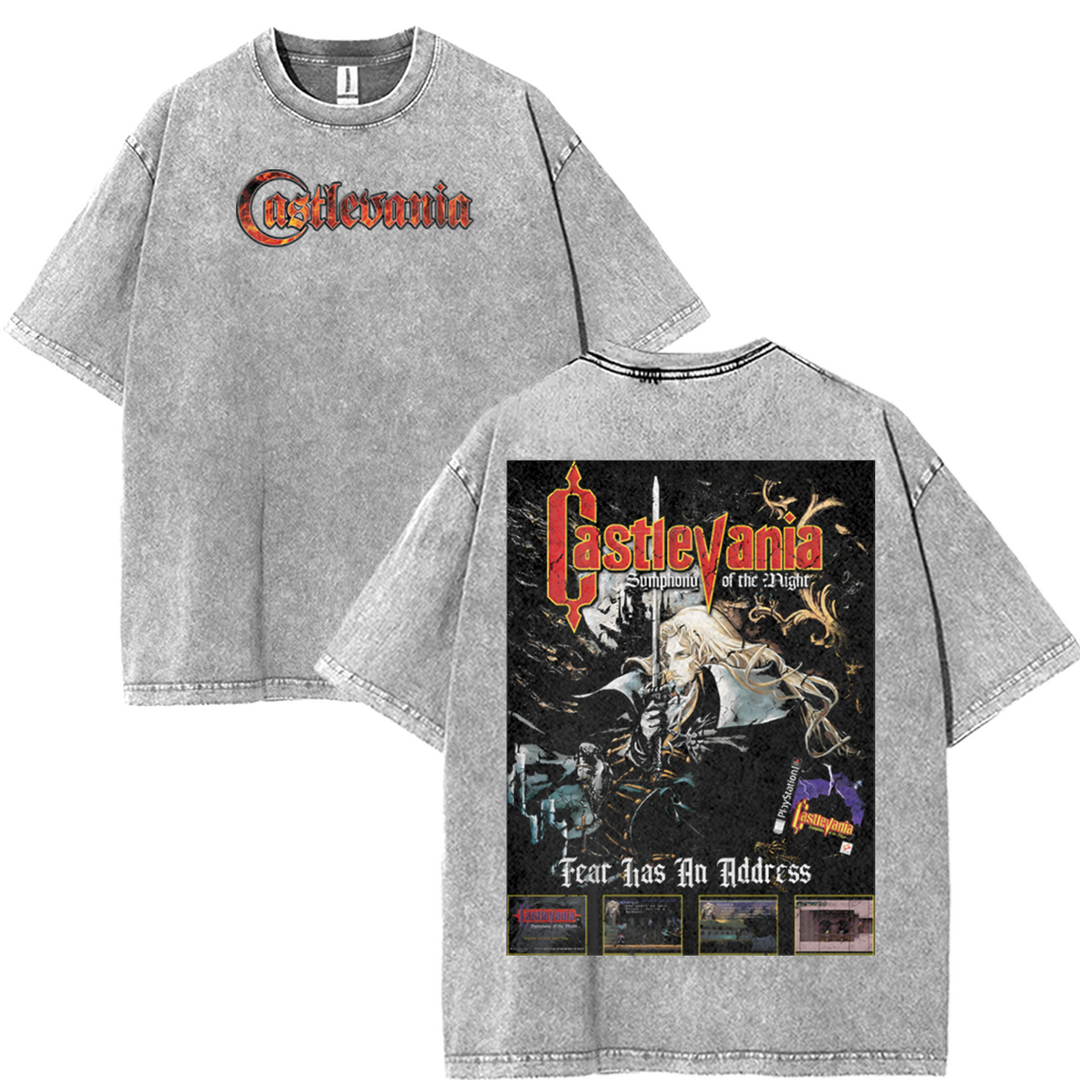 Castlevania SOTN Young Hero Squad Tee Oversized Graphic