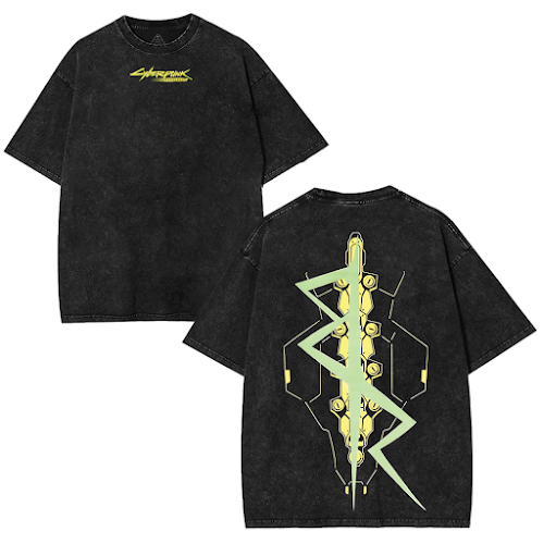 Cyberpunk 2077 Vintage Washed Graphic Tee [TPR]