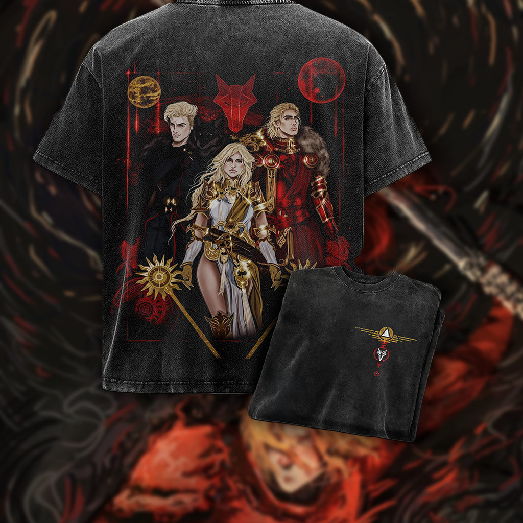 Red Rising Pierce Brown's  Vintage Oversized T-Shirt