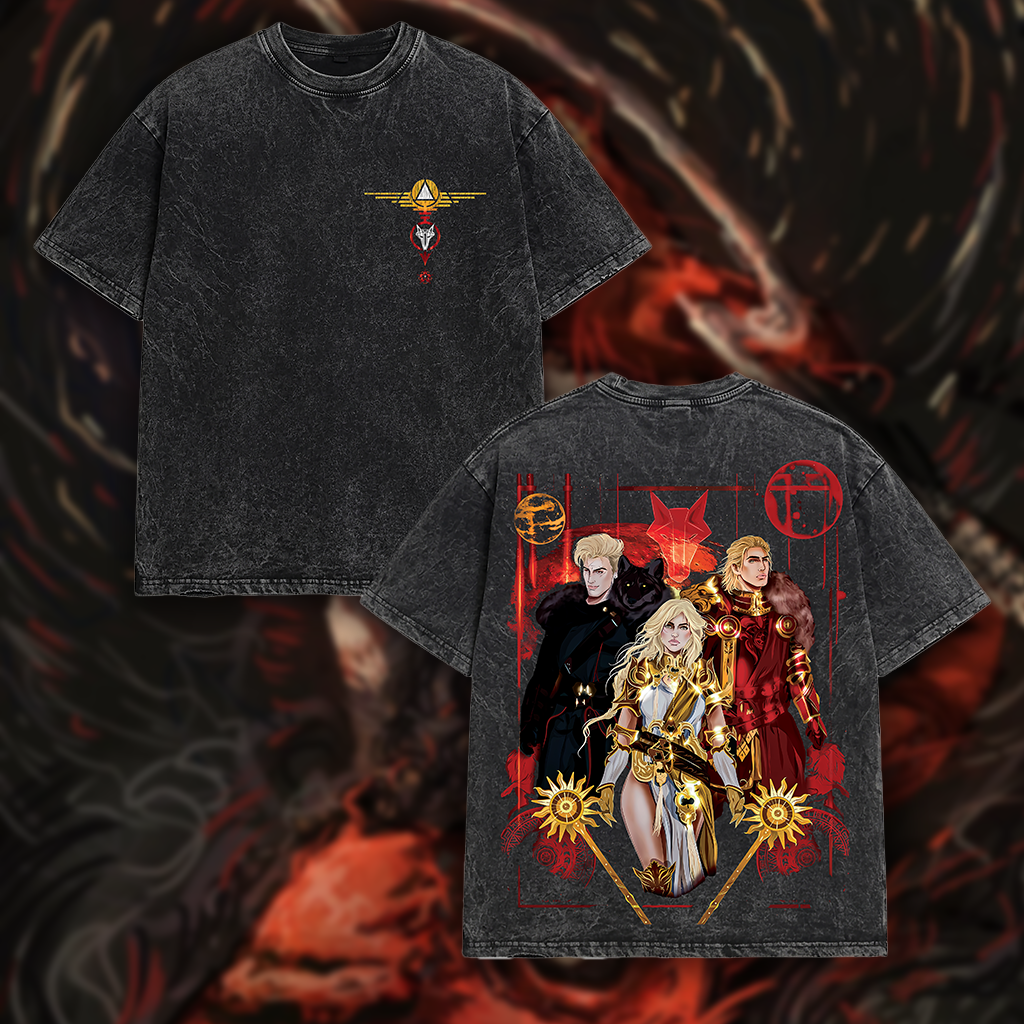 Red Rising Pierce Brown's  Vintage Oversized T-Shirt