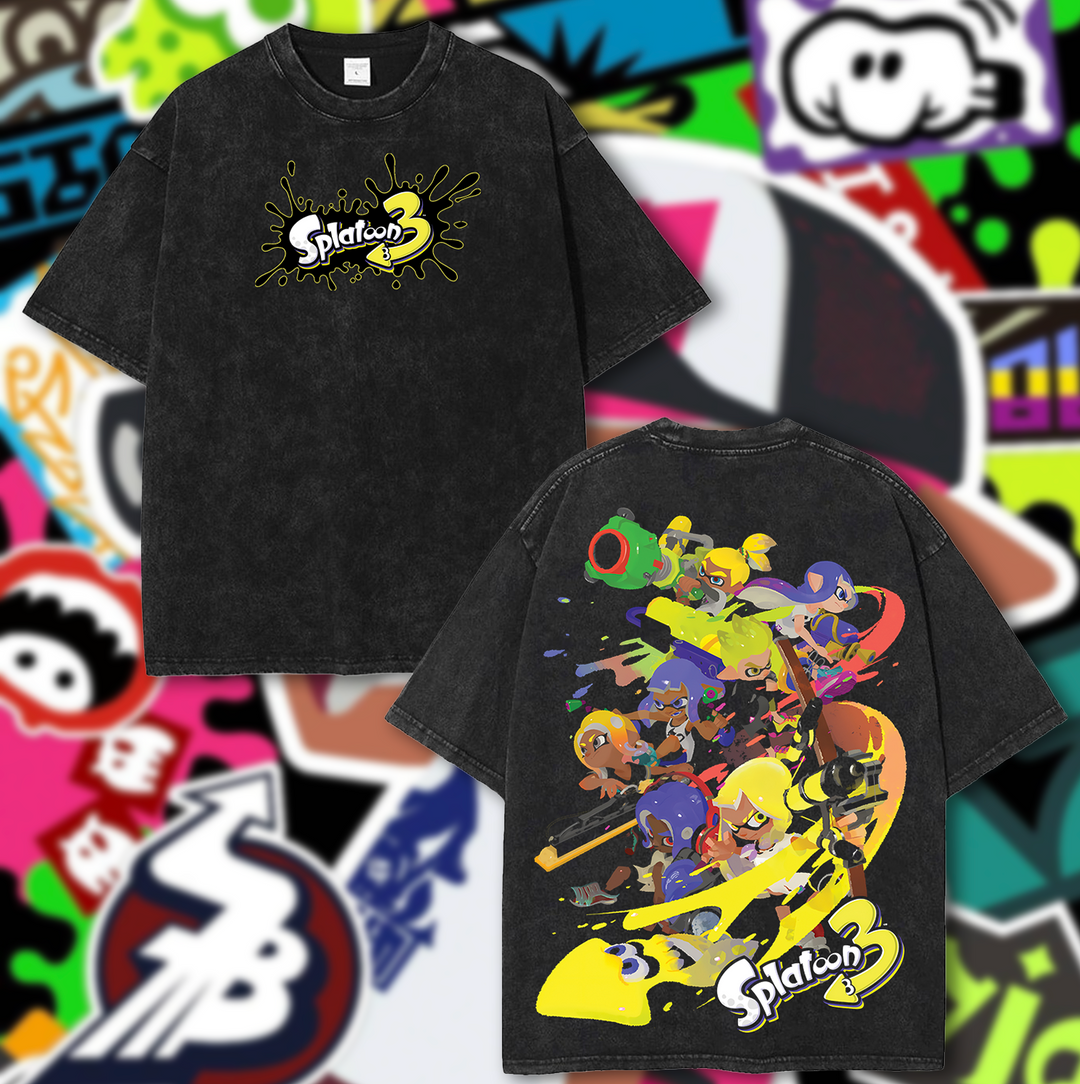 Splatoon 3 Shirts x The Grand Festival event Washed Graphic T-shirt