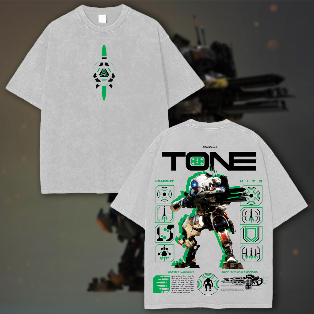 TONE - Titan Fall 2 Game Washed T-shirt