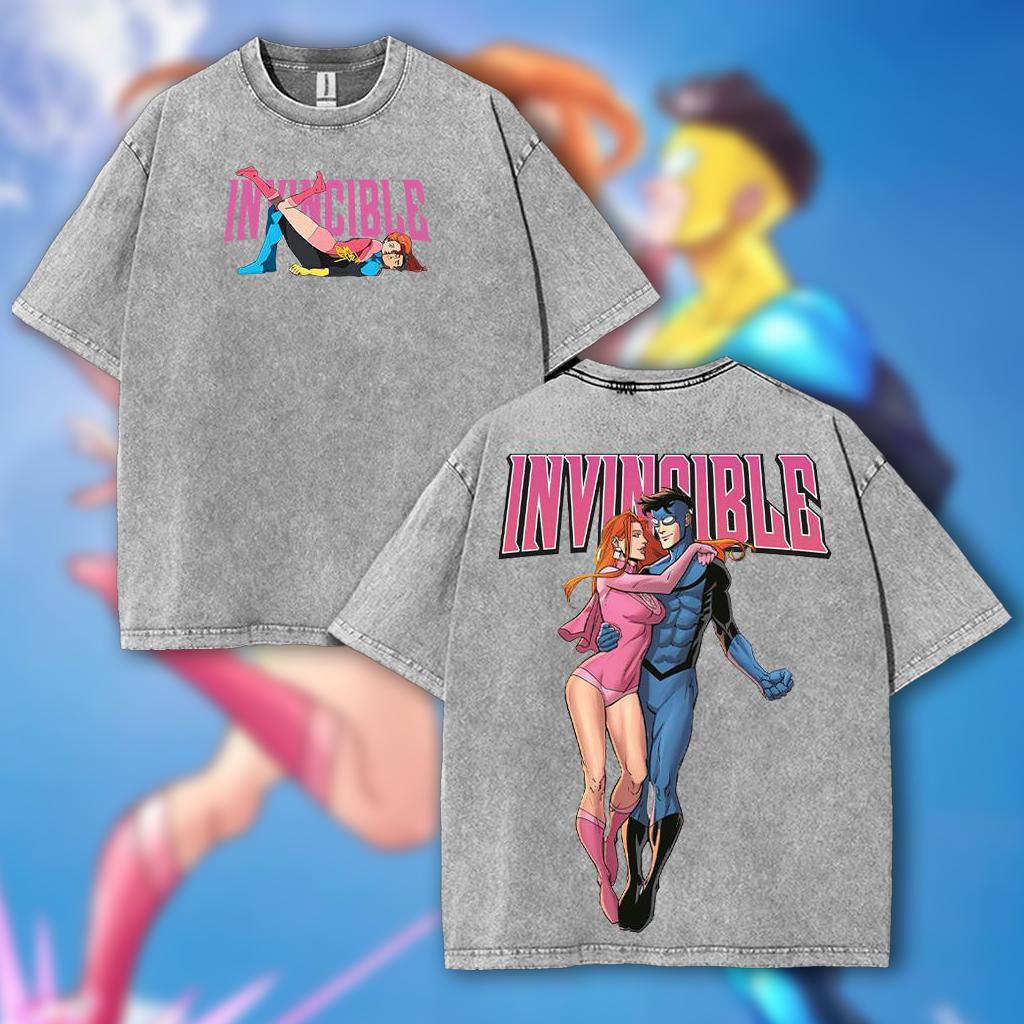 Atom Eve x Mark - Invincible War Washed T-Shirt