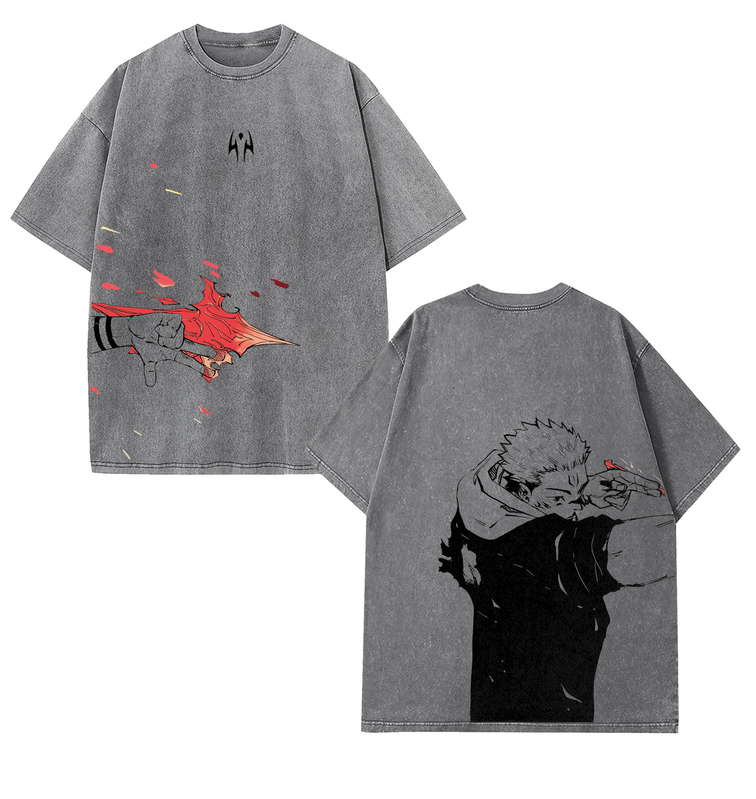'TTT'|Sukuna T-shirt Jujutsu Kaisen Tee Anime JJK22