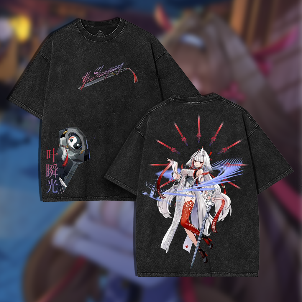 YE SHUNGUANG Zenless Zone Zero Washed T-Shirt