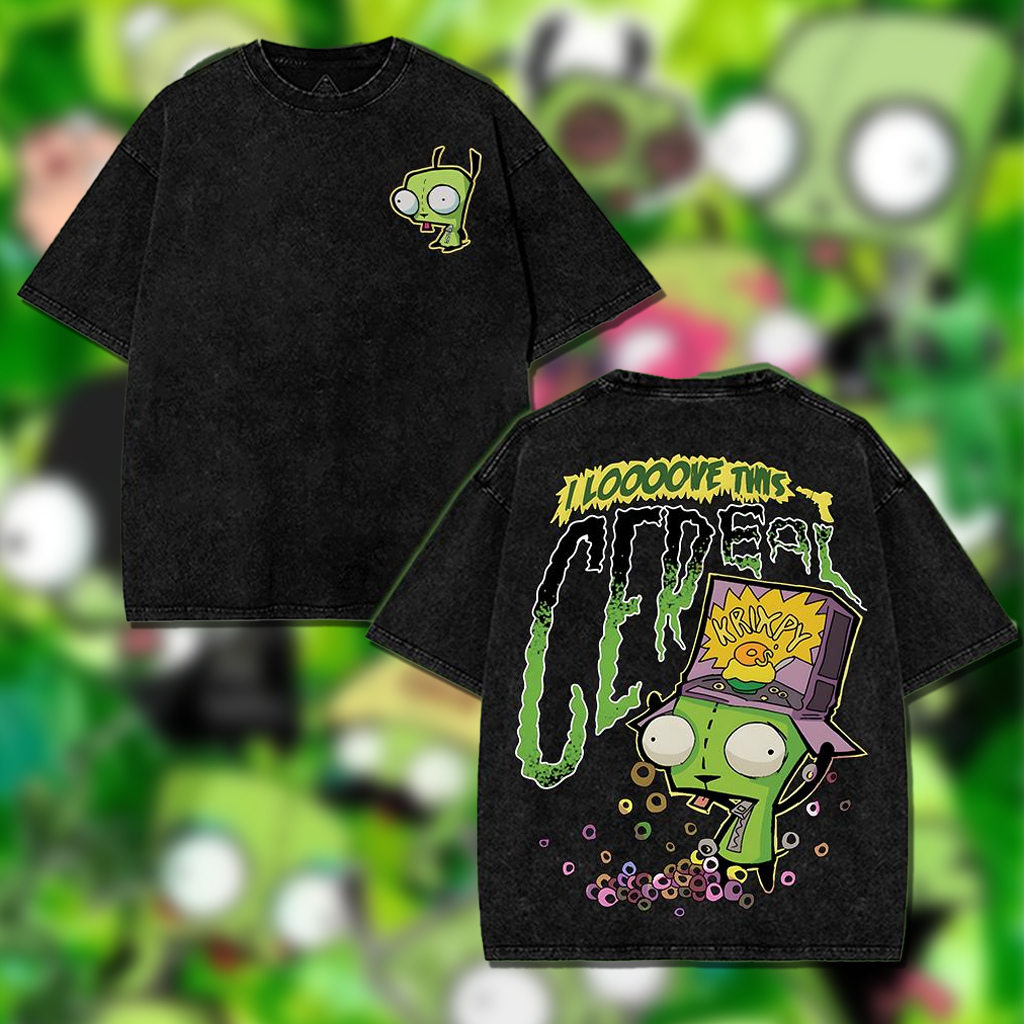 GIR - Invader Zim Washed T-Shirt